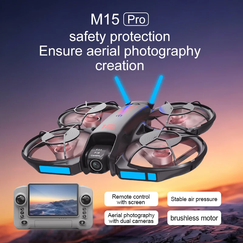 2026년형 신제품 M15 FPV 드론: 화면, 브러시 - Rc Helicopter Case 리뷰 및 가격