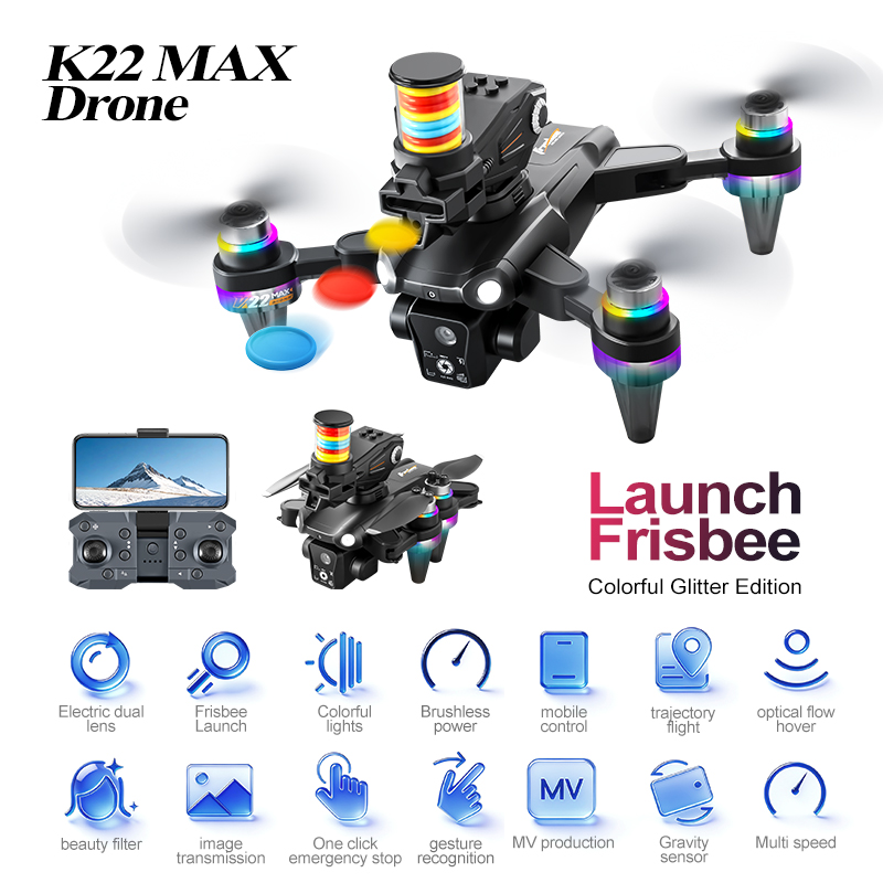 JCMO K22 MAX 프리스비 발사 드론 전문가용 H - Rc Helicopter Case 리뷰 및 가격